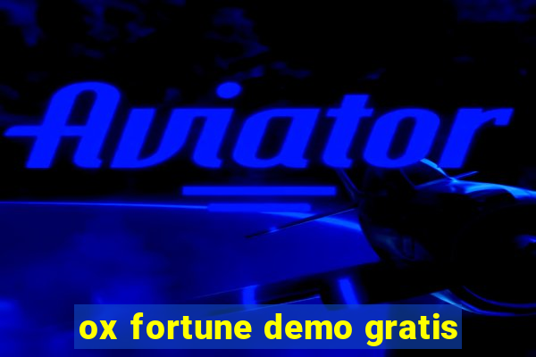 ox fortune demo gratis