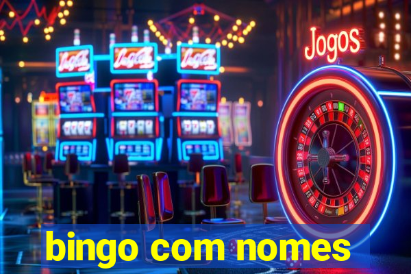 bingo com nomes