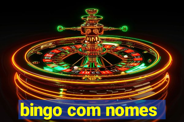 bingo com nomes