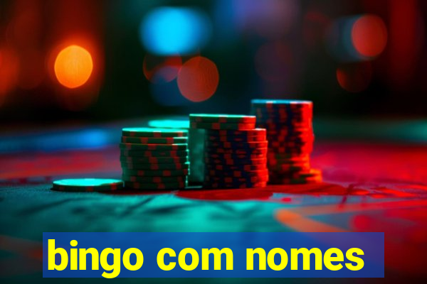 bingo com nomes