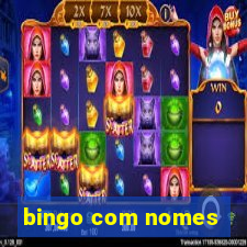 bingo com nomes