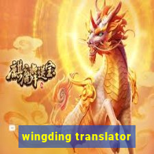 wingding translator