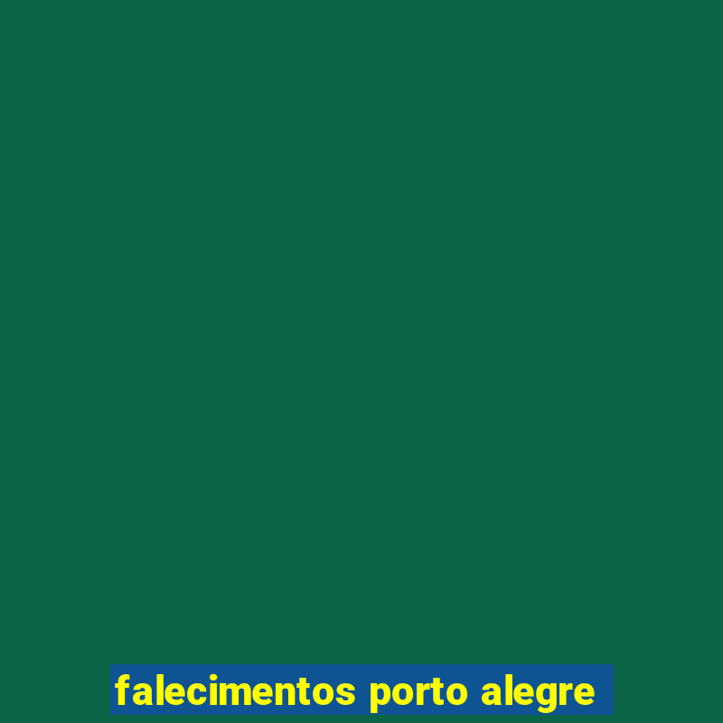 falecimentos porto alegre