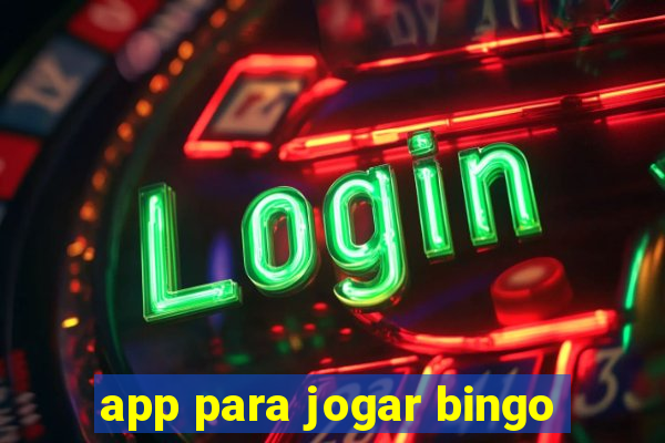 app para jogar bingo