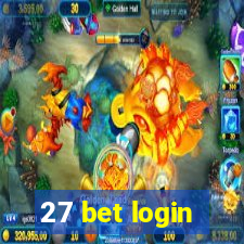 27 bet login