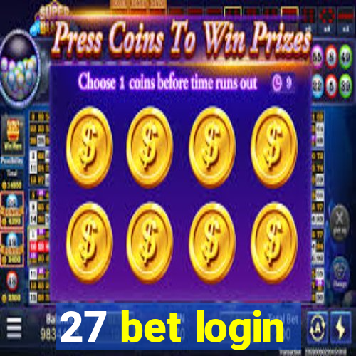 27 bet login