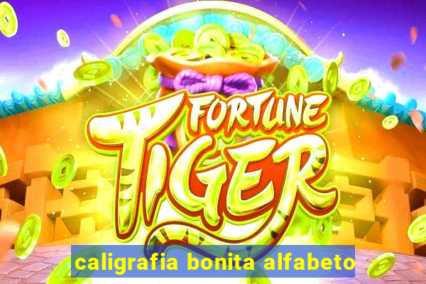 caligrafia bonita alfabeto