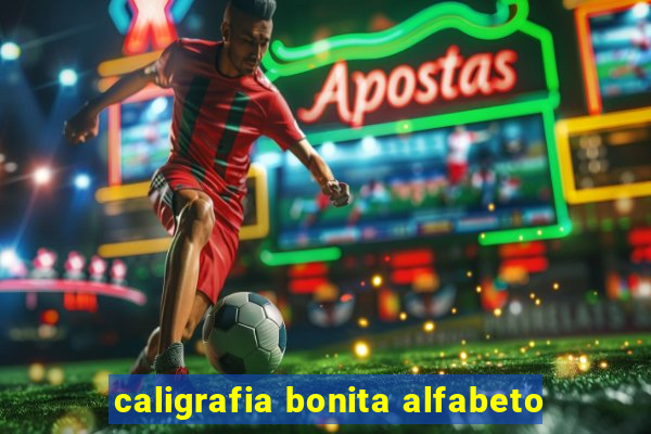 caligrafia bonita alfabeto