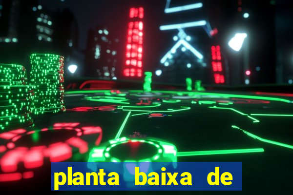 planta baixa de campo de futebol society