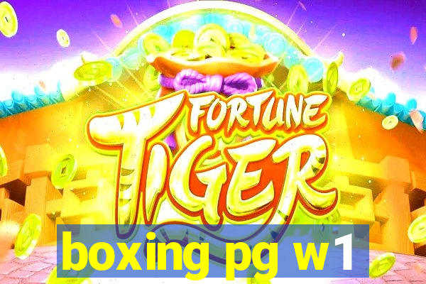 boxing pg w1