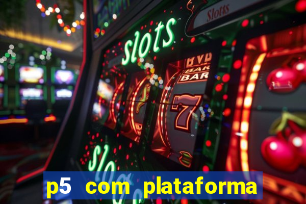 p5 com plataforma de jogos