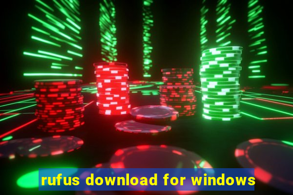 rufus download for windows