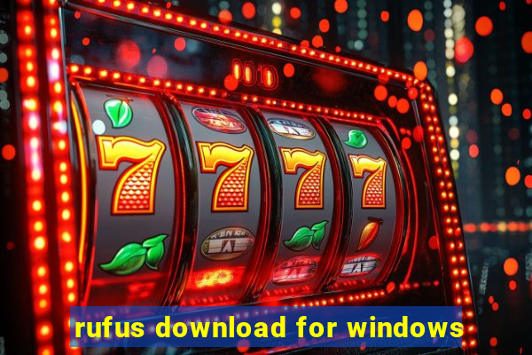 rufus download for windows