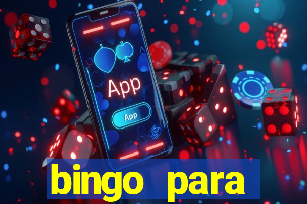 bingo para despedida de solteira para imprimir