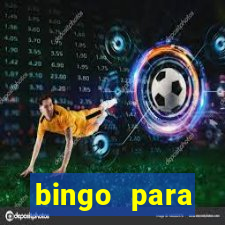 bingo para despedida de solteira para imprimir