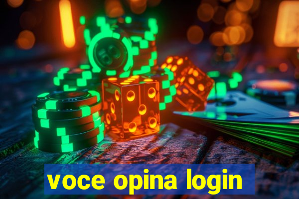 voce opina login