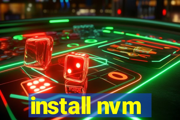 install nvm