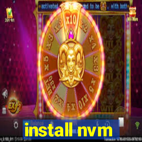 install nvm