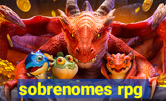 sobrenomes rpg