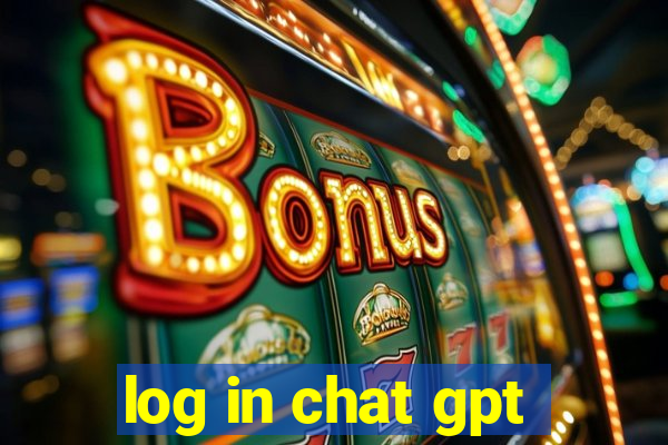 log in chat gpt