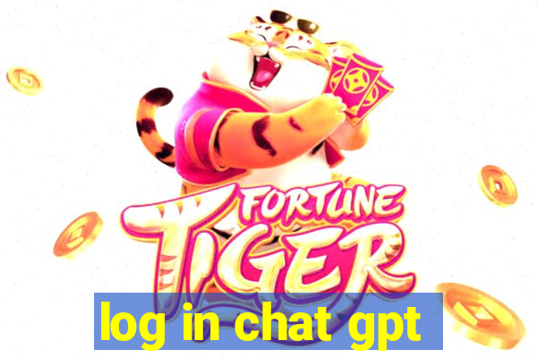 log in chat gpt