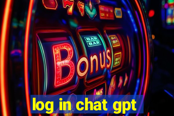 log in chat gpt