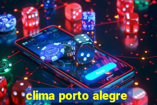 clima porto alegre