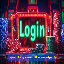 spotify games like receiptify