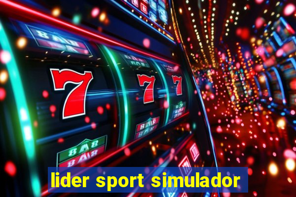 lider sport simulador