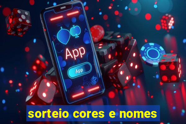 sorteio cores e nomes