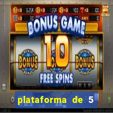 plataforma de 5 reais fortune tiger