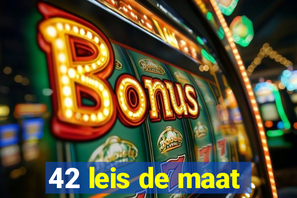 42 leis de maat