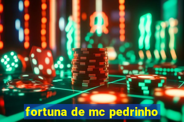 fortuna de mc pedrinho