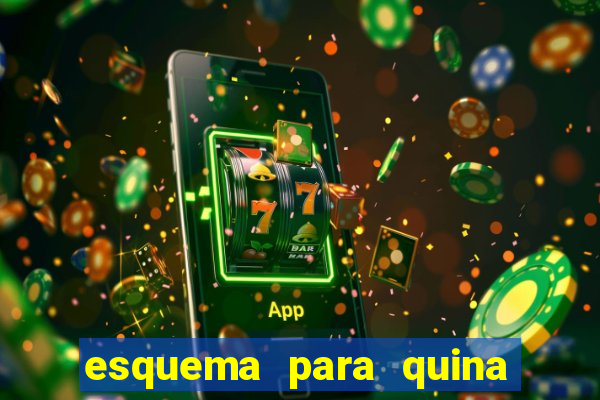 esquema para quina com 20 dezenas