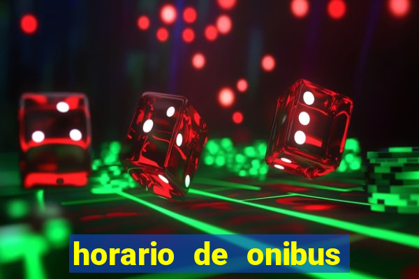 horario de onibus santos dumont x juiz de fora