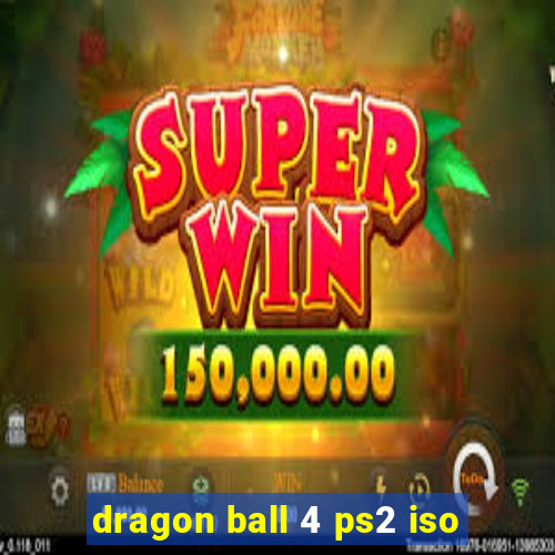 dragon ball 4 ps2 iso