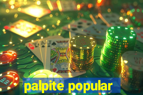 palpite popular