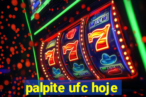 palpite ufc hoje