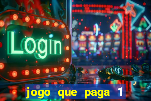 jogo que paga 1 real no pix