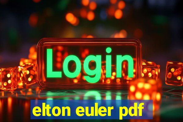 elton euler pdf