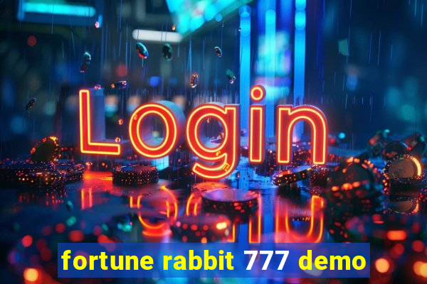 fortune rabbit 777 demo