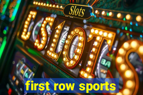 first row sports