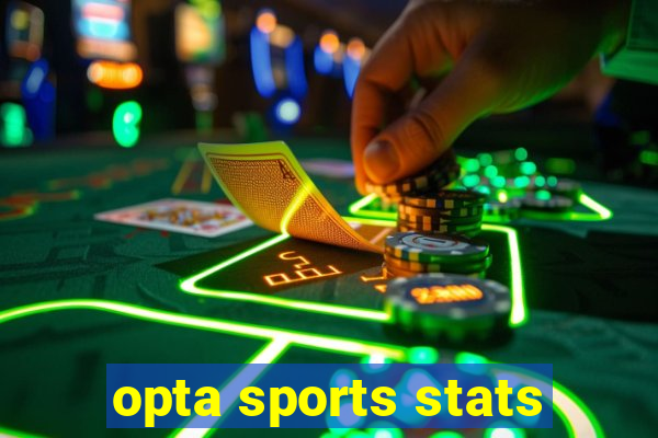 opta sports stats