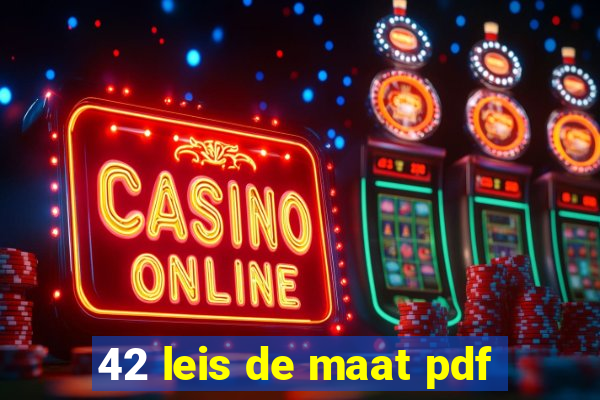 42 leis de maat pdf