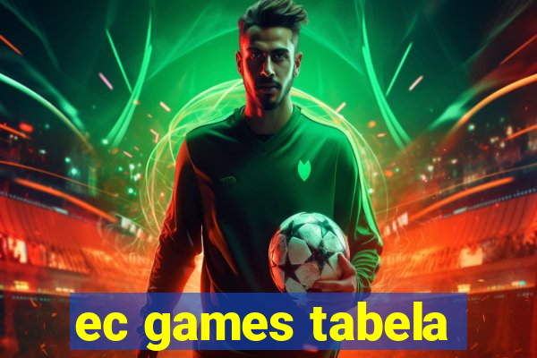 ec games tabela