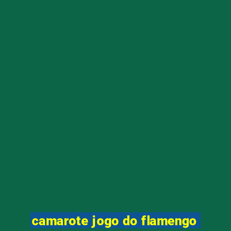 camarote jogo do flamengo