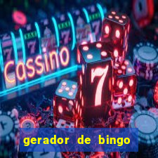 gerador de bingo cha de bebe