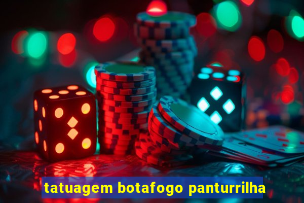 tatuagem botafogo panturrilha