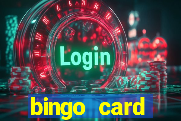 bingo card generator with pictures