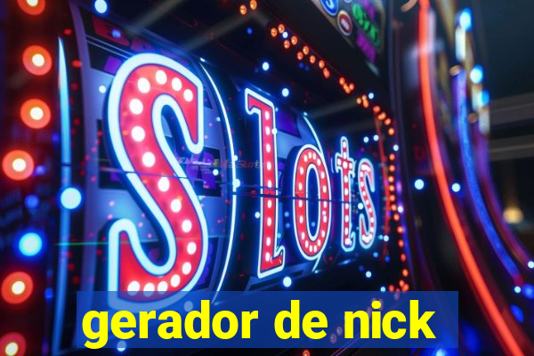 gerador de nick